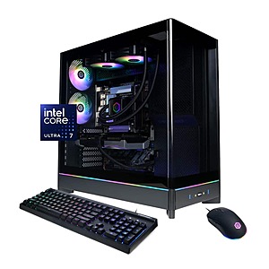 CyberPowerPC Gaming Desktop: Intel Ultra 7 265F, RTX 5070 (12GB), 16GB DDR5, 1TB SSD $1649.99