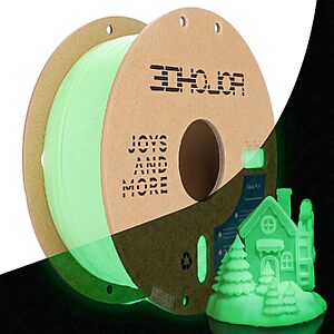 1.75mm 3DHoJor Glow in the Dark PLA 3D Printer Filament 1kg Spool (Glow Green) $11.99 + Free Shipping w/ Prime or on $35+