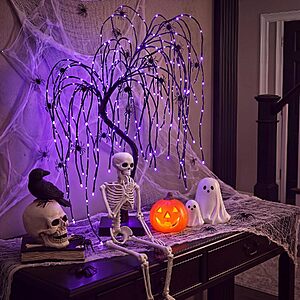 Woanger 34-Piece Halloween Mantle & Tabletop Decoration Set $9.99 + Free Shipping w/ Prime or on $35+