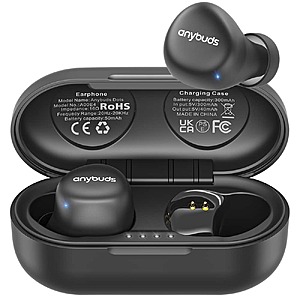 $9.99, FS, TOZO - Lightweight Mini Earbuds -Noise Cancel Mic Clear Call, 35H Play, Premium Stereo Bass+, IPX5 Waterproof, All-day Comfort - Black, Best Buy