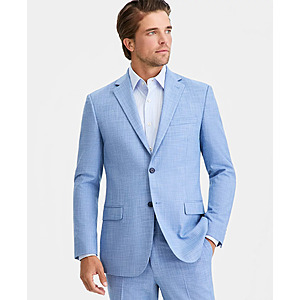 2-Piece DKNY Men's Modern-Fit Suit (Light Blue) $79 + Free Shipping