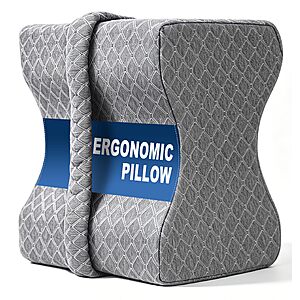 Amazon – UJPFEO Memory Foam Knee Pillow for Side Sleepers - $13.93–$14.93 w/ Code