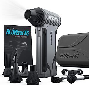 Sabrent BLOWZER X6 Cordless Air Duster w/ Carrying Case $49 + Free S/H