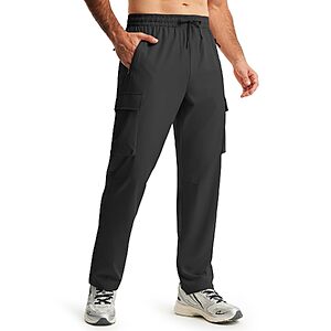 Libin Men's Cargo Hiking Pants w/ Elastic Waistband & UPF 50+ (Various) $14.99 + Free Shipping w/ Prime or on $35+