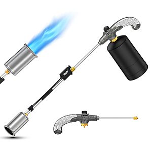 30" Koackl Propane Torch Weed Burner w/ Piezo Ignition (Gray) $9.99 + Free Shipping w/ Prime or on $35+