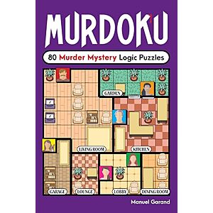 [AC] $8.65 | Murdoku: 80 Murder Mystery Logic Puzzles (Paperback) at Amazon