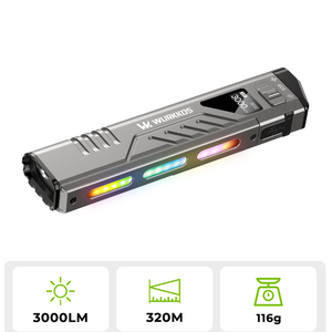 Wurkkos TD11 Smart OLED Tactical Flashlight $49.99