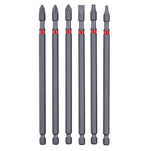 CRAFTSMAN 6-in Screwdriver Bit Set 6 -Piece | CMAF6MIX6 $5.98