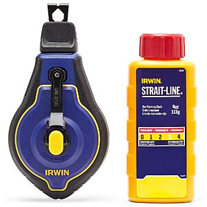 IRWIN STRAIT-LINE SPEEDLINE PRO 6:1 100-ft Chalk Reel | IWHT48443RC $10.98