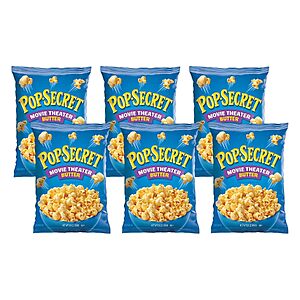 6-Pack 5.5-Oz Pop Secret Movie Theater Butter Ready-to-Eat Popcorn $5.29 + Free Shipping w/ Prime or on $35+