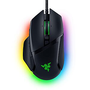 Razer Basilisk V3 Wired Optical Gaming Mouse w/ HyperScroll & 11 Programmable Buttons (Black) $34.99 + Free Shipping w/ Prime or on $35+