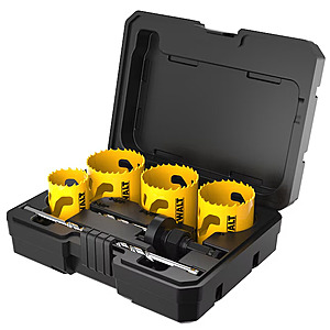 DEWALT Bi-metal Non-arbored Hole saw kit Set 8 -Piece with Hard Case $29.98