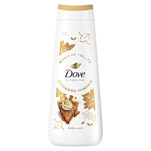 20-Oz Dove Holiday Treats Body Wash (Cinnamon Pumpkin) $2.71 w/ S&S + Free Shipping w/ Prime or on $35+