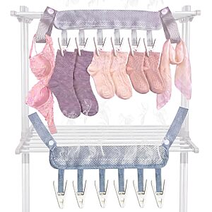 Travel Foldable Mesh Drying Rack for Heated Clothes Airer & Clothes Drying Clothesline $7.99 AC + Free Shipping /w Prime