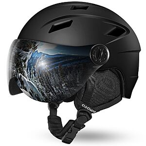 PRIME MEMBERS: Odoland Ski Helmet with 2-in-1 Visor 14 vents and Adjustable Dial Fit ASTM Certified Goggles $31.49 AC + Free Shipping