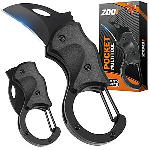 Pocket Carabiner Gadgets, EDC Tool $4.99