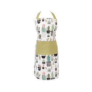 DII Urban Cactus Print Cotton Apron $3.75 + Free Shipping w/ Prime or on $35+