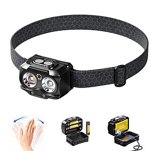 H2 Dual Power Work Headlamp with motion sensor - $16.10 After coupon