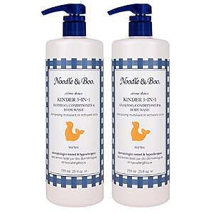 Noodle & Boo Kinder 3-In-1 Shampoo, Conditioner & Body Wash 25 fl oz, 2-pack $36.99 free shipping Costco.com