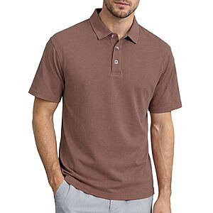 Kuyigo Men's Polo Shirt (Various Colors, size M or L) from $8.39 + Free Shipping w/ Prime or on $35+