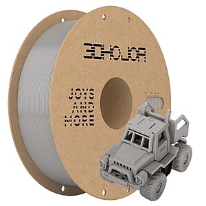 1KG 3DHoJor 1.75mm PETG 3D Printer Filament (Silver) $9.55 + Free Shipping w/ Prime or on $35+