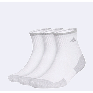 adidas men M CUSHIONED X 4 3-PACK QUARTER SOCKS