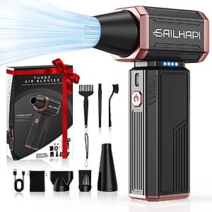 Sailhapi 300000RPM Cordless Electric Air Duster w/ Brushless Motor & Speed Control $23.99 + Free Shipping w/ Prime or on $35+