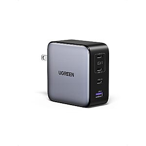 UGREEN Nexode 200W GaN USB C Charger, 4-Port Foldable Wall Charger $64.99