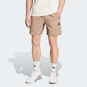 adidas Men's Train Essentials Woven Training Shorts (Chalky Brown / Black, Sizes: XS-XXL) $10.20 + Free Shipping New Customers