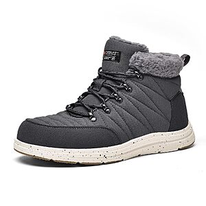 Bruno Marc Men's Faux Fur Lined Mid-Top Snow Boots (3 colors) $29.99 + Free Shipping w/ Prime or on $35+