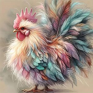 Amazon – Acelii Colorful Rooster 5D Diamond Painting Kit - $2.99 w/ Code