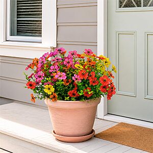 Amazon – THE BLOOM TIMES 18-Piece Artificial Outdoor Mums - $9.99–$18.49 w/ Code