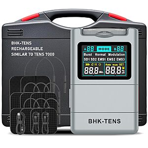 Amazon – BHK-TENS Rechargeable TENS/EMS Muscle Stimulator - $19.99 w/ Code
