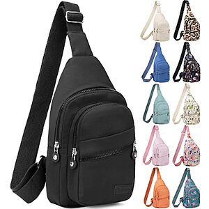 Banelu Small Crossbody Sling Bag (Black) $8.45 + Free Shipping w/ Prime or on $35+