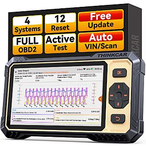Amazon – THINKCAR THINKSCAN 662 OBD2 Bidirectional Scanner - $185.98