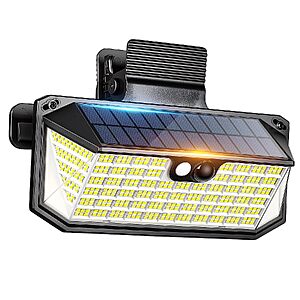 LUHLEE 470 LED Clip-On Solar Motion Sensor Outdoor Light w/ 4000mAh Battery $14.49 + Free Shipping w/ Prime or on $35+