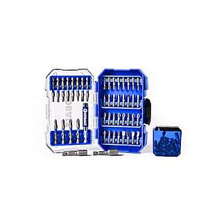 65-Piece Kobalt Impact Driver Bit Set $14.98 + Free Store Pickup at Lowe's or Free Shipping on $35+