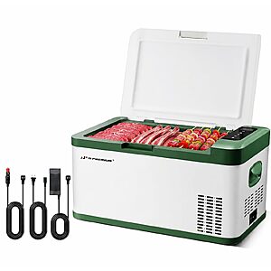 $109 A-Premium 12 Volt 21QT/20.1L Portable Car Fridge Cooler $108.48