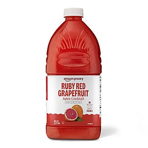 64-Oz Amazon Grocery Ruby Red Grapefruit Juice Cocktail $1.72 w/ S&S + Free Shipping w/ Prime or on $35+