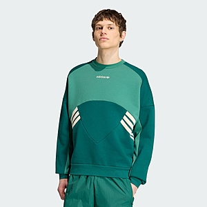 adidas men Munich 93 Crew Neck Sweatshirt (2 Colors) $19.2