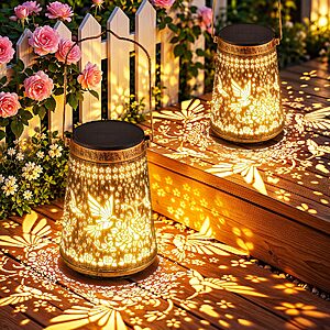 Amazon – Ahaorigin 2-Pack Hummingbird Solar Lanterns - $14.99 w/ Code