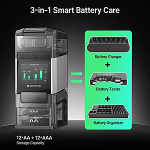 Olight Ostation 2 & Ostation 2 Pro 3-in-1 Smart Battery Hubs (AA / AAA) from $67.99 + S/H at LA Police Gear (w/ Email Signup Code)