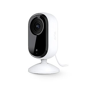 Arlo Essential 2nd Gen Indoor Security Camera w/ Automated Privacy Shield & 2-Way Audio (White) $9.99 + Free Shipping w/ Prime or on $35+