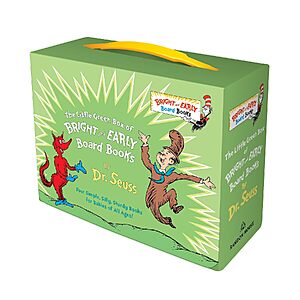 Dr. Seuss The Little Green Boxed Set of Bright and Early Board Books (4-Book Set) $10.50 + Free Shipping w/ Prime or on $35+