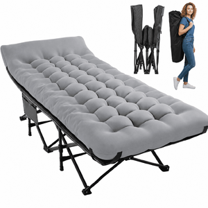75" Folding Camping Cot w/ Mattress & Carry Bag (Grey) $44.99 + Free Shipping w/ Walmart+ or on $35+