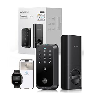 WiFi Smart Lock HomeKey Keyless Entry Door Lock Fingerprint Deadbolt $59.99