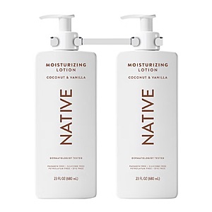 YMMV - Costco Members - Native Moisturizing Lotion Coconut & Vanilla, 23 fl oz, 2-pack - $9.97 (in-store only)