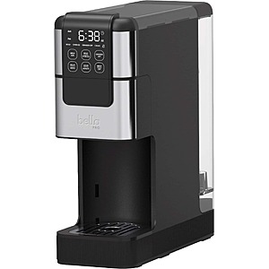 bella PRO - Perfect Grind Programmable Single-Serve Coffee Maker with Integrated Burr Grinder - Stainless Steel $59.99 Bestbuy.com