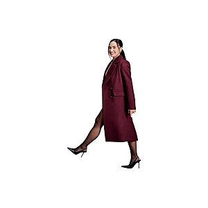 Amazon Essentials Women's Double-Breasted Wool-Blend Longline Coat (Various Colors) $19.99 + Free Shipping w/ Prime or $6 Fee per Order