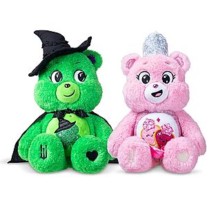 2-Pack Care Bears x Wicked 14" Limited Edition Plush (Love-a-Lot Bear & Good Luck Bear) $14.99 + Free Shipping w/ Prime or $6 Fee per Order